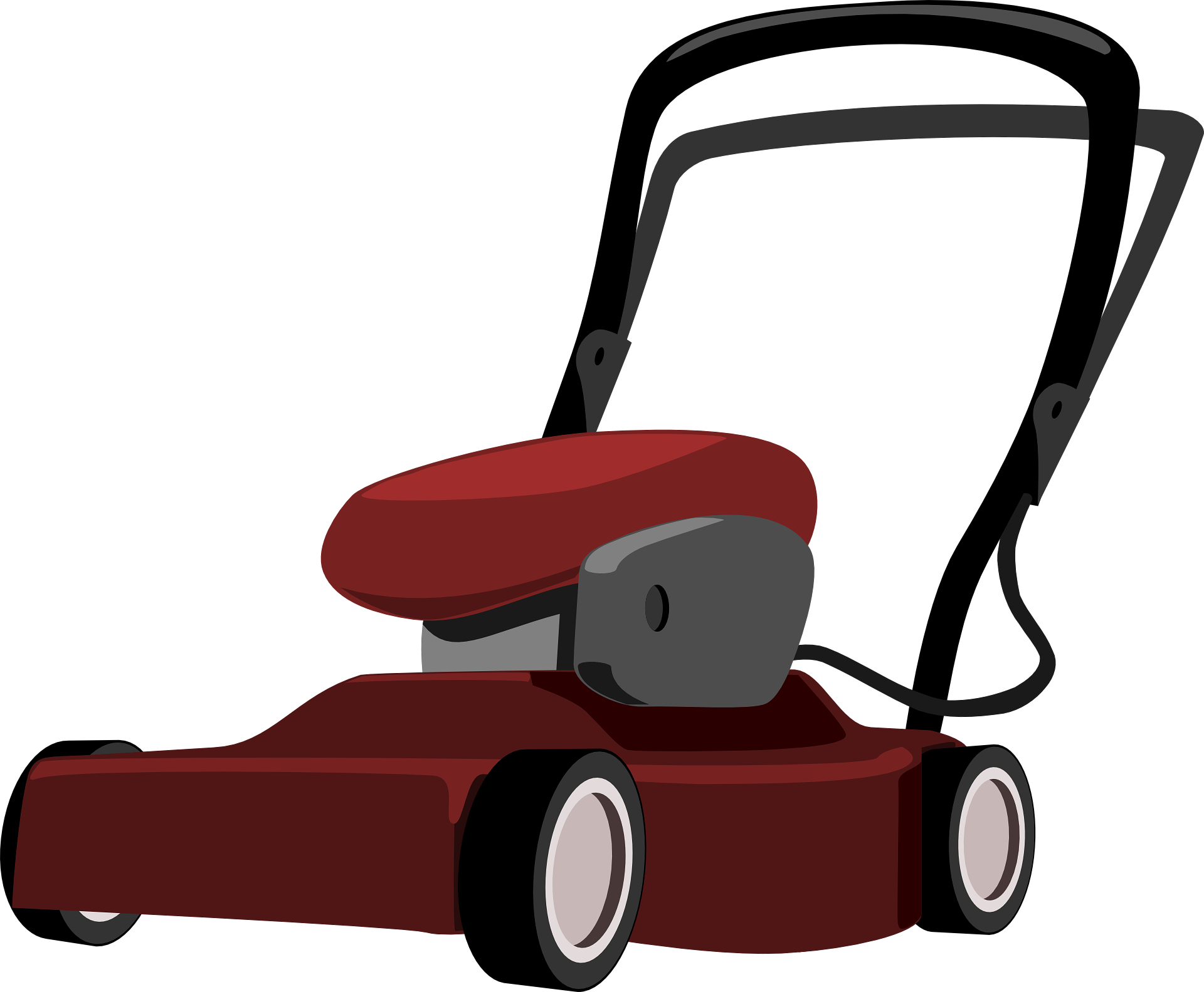 Lawn mower illustration